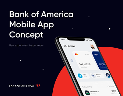 Bank of America - Online Banking App Redesign Concept