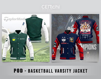 POD - Basketball Varsity Jacket - All Over Print