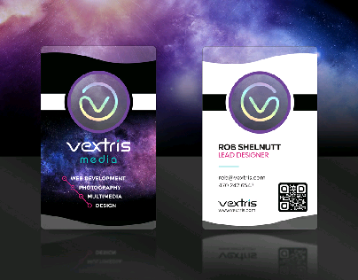 Vextris Business Card Design