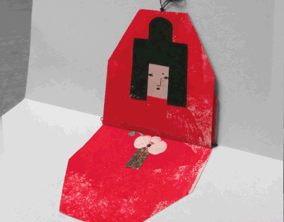 Handcrafted Nesting Doll Card