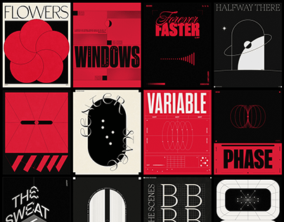 MOTION TYPE - Typographic posters