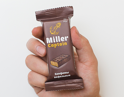 Captain Miller. Brand & packaging design for wafer