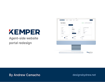 Kemper Agent Portal Website Redesign