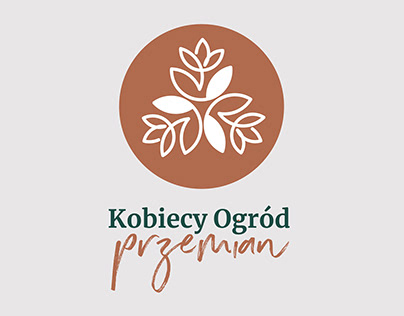 Logo and full brandbook for Kobiecy Ogród Przemian