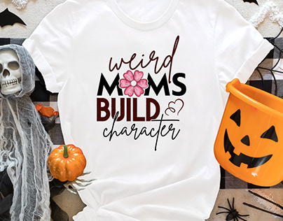 Halloween Mom T-shirt design