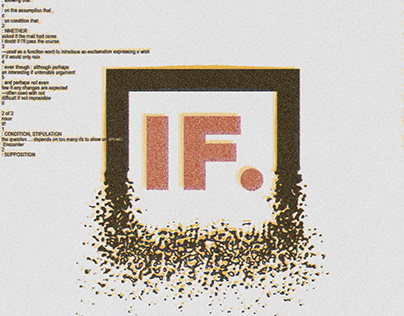 "IF." Poster + Mockup