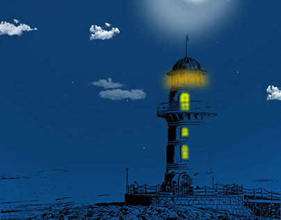 lighthouse in alanya