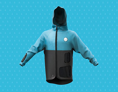 FRAGMENT raincoat, customizable sport clothes