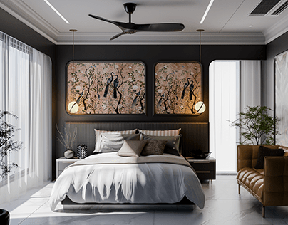 Serenity in Style: A Modern Bedroom Design