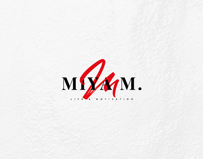 | logo design for Miya Mfumu - life & motivation.