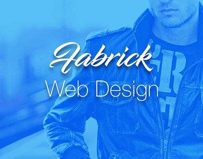 Fabrick web page design - A single page template