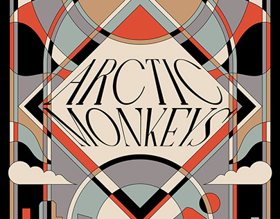 Arctic Monkeys gig poster