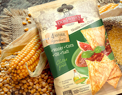 Tortilla chips brand/packaging design