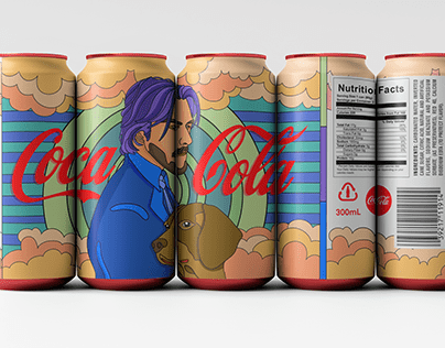 CocaCola Can design- John Wick themed