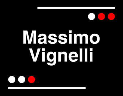 Triptych - Massimo Vignelli