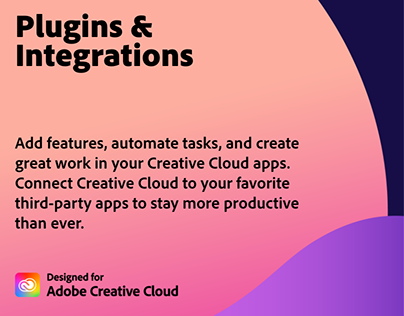 Creative Cloud Plugins and Integrations