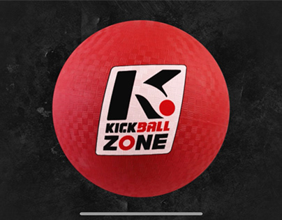 Kickball zone logo design