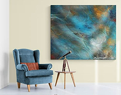 Make your space meaningful with large abstract wall art