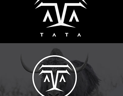 Created redesign logo brand "TATA"