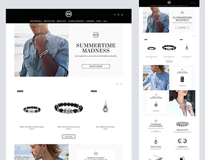 Bracelet, Earrings, Pendants Ecommerce online store