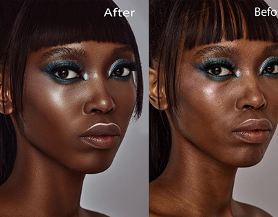high end beauty portrait, hair retouch, edit photo.