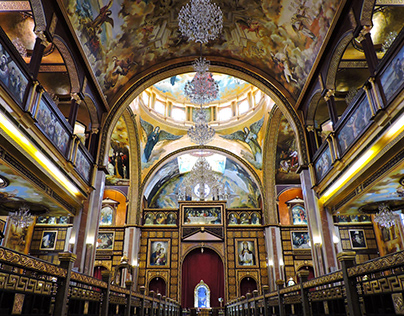 Коптская церковь Ас-Самаиюн в Шарм-Эль-Шейхе. Египет