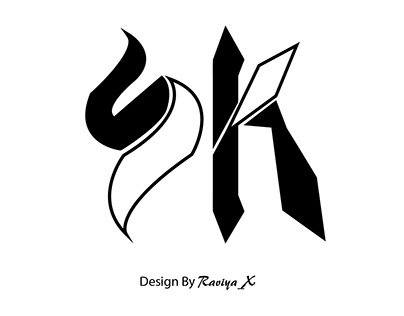 Letter SK logo designing