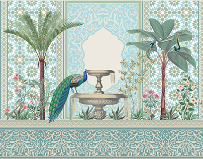 Moroccan decorative wall