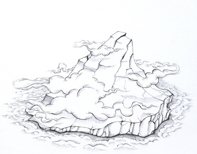 Volcanic rocks and islands (illustrations)