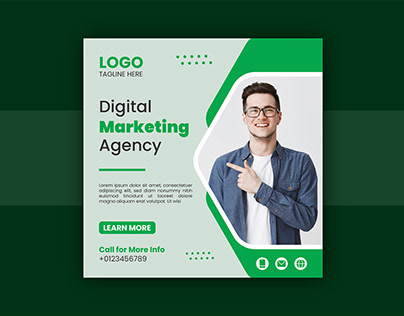 Social Media Post Design for Marketing Agency
