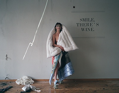 Smile, There's Wine. Editorial for KING KONG Magazine