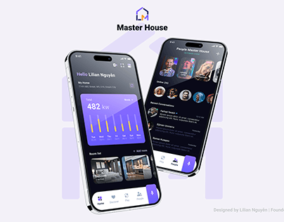 Master House - Smart Home UI/UX