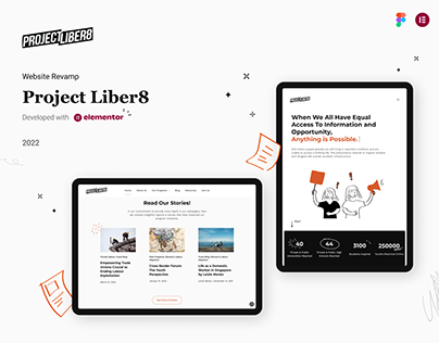 Project Liber8 | Website Revamp