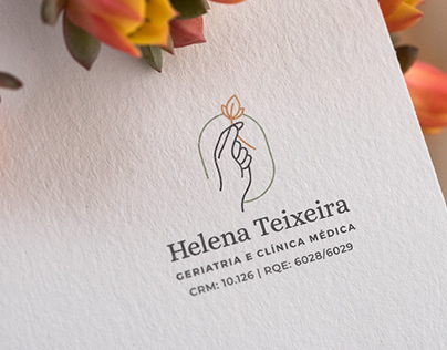 Project thumbnail - Logotipo/ID: Helena Teixeira Geriatria e Clínica Médica