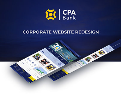 CPA Bank website's redesign