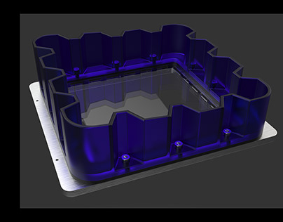 Custom bathtub for 3D printer