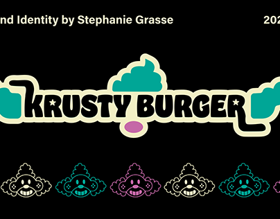 Krusty Burger Branding Package
