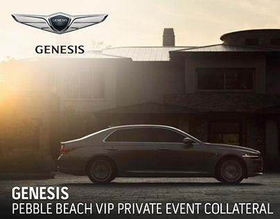 Genesis Pebble Beach Private Event Collateral