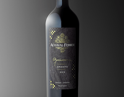 Label & Packaging: Achaval Ferrer Quimera Granito 2015