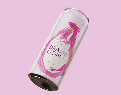 Project thumbnail - Dragonfruit water packaging design