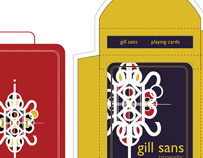 Gill Sans Card Deck