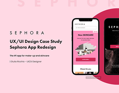 Sephora App UX/UI Design Case Study Redesign