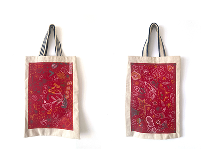 Upcycle Totebags from Lunar New Year Event