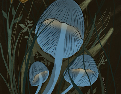 Cogumelo azul