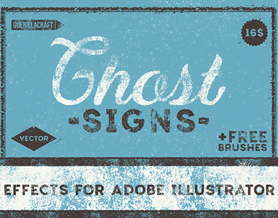 Ghost Signs Effects for Adobe Illustrator
