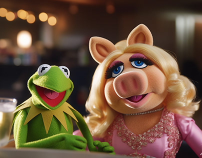 Kermit and Miss Peggy | Jim's Bar serie