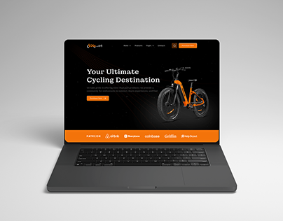 Cycle Website Home Page Design