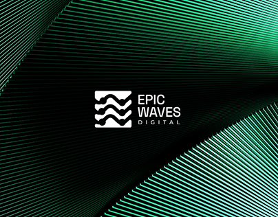 Logo Design For Epic Waves Digital