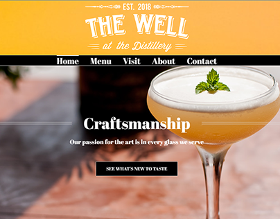 The Well at the Distillery Website