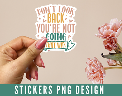 Inspirational Stickers PNG Design